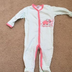 Infant girl’s lightweight sleeper